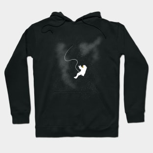 Lost Astronaut in Outer Space Hoodie